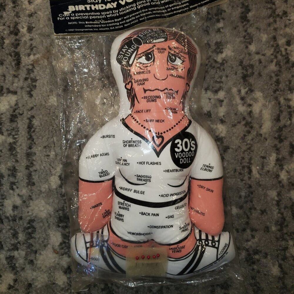 Birthday Voodoo Doll -New Fun Gift
